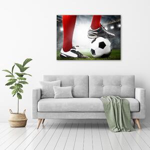 Vászonfotó Futballista lába