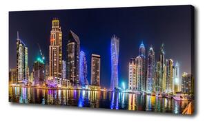 Vászon nyomtatás Dubai éjjel