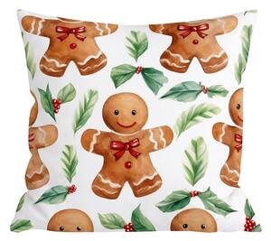 Flanel párnahuzat MERRY GINGER 45x45 cm, színes