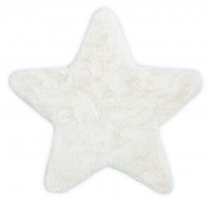 Chiara Uni 101 White csillag alakú szőnyeg fehér