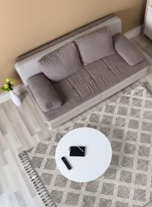 Ravenna apácarács mintás szőnyeg 222 005 80x150 beige-barna