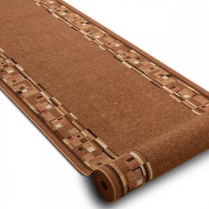 Mumbai bézs futószőnyeg egyedi méretű, szegett 100x100 cm beige-barna