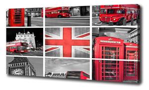 Vászonfotó Collage london