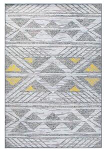 Szürke és sárga szőnyeg 160 x 230 cm KARGI
