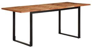 Tömör akácfa étkezőasztal 180 x 90 x 75 cm