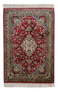 Kashan red selyemszőnyeg 65X88 piros-bordó