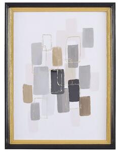 Keretezett fali poszter AREZA Absztraktmintás 30 x 40 cm Színes