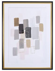 Keretezett fali poszter AREZA Absztraktmintás 60 x 80 cm Színes