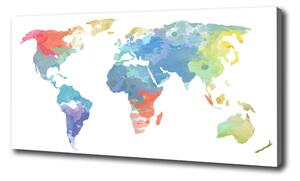 Vászon nyomtatás Világtérkép