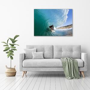 Vászonfotó Surfer a hullám