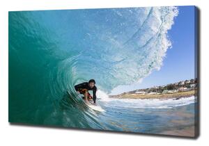 Vászonfotó Surfer a hullám