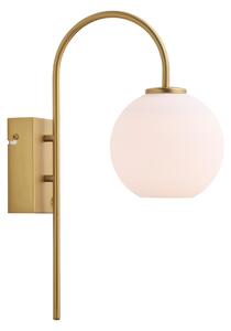Fali Lámpa Herstal, Ballon, dimmable, Arany / Sárgaréz, Nappali, Üveg, Modern