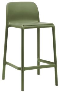 NARDI Zöld műanyag bárszék Faro Mini 65 cm