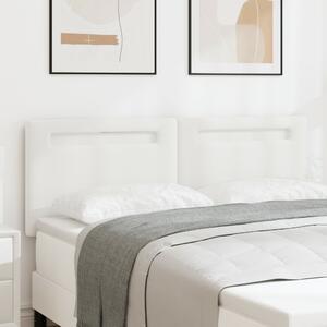 Fejtámla Egyszerű Design Tiszta Fehér 160 cm Műbőr