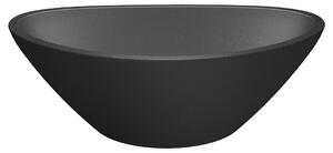 Laveo Vela, gránit munkalap mosdó 340x200x130 mm, fekete, LAV-VGV1710T