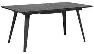 Kihúzható étkezőasztal IRVINGTON Fekete 160/200 cm 90 cm