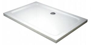 Mexen Slim zuhanytálca 100x80 cm + szifon - fehér (40108010)