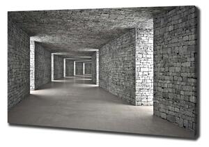 Vászonkép nyomtatás Brick tunnel