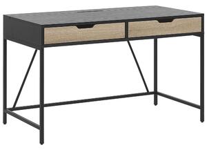 Íróasztal JENA Fekete 120 cm 60 cm fiókokkal
