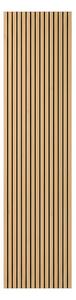 Akusztikus falpanel bambusz hatású 260x60x1,8 cm