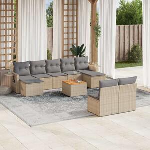 VidaXL Polyrattan Kerti Ülőgarnitúra - 10 részes