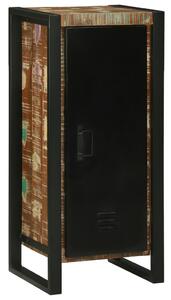 Fürdőszobai Faliszekrény 40x35x90 cm Tömör Fa Újrahasznosított