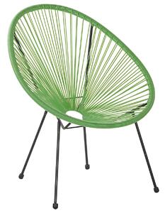 Kerti szék ACAPULCO II PE Rattan Zöld