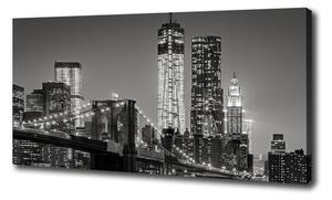 Vászonfotó Manhattan éjjel