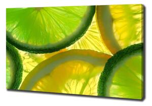 Feszített vászonkép Lime és citrom