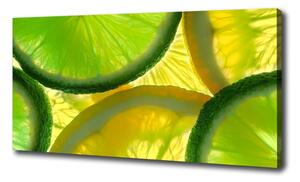 Feszített vászonkép Lime és citrom