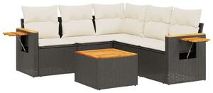 VidaXL Polyrattan Kerti Ülőgarnitúra - 6 részes