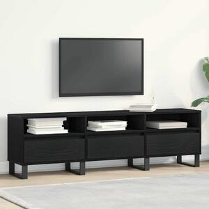 TV Szekrény Fekete Tölgy 150x30x44,5 cm Műanyag