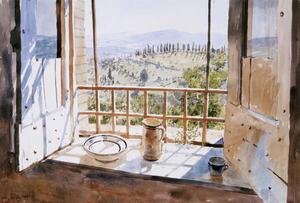 Lucy Willis - Festmény reprodukció View from a Window, 1988, (40 x 26.7 cm)