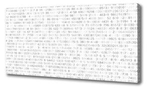 Fénykép vászon Bináris kód