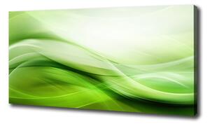 Vászonkép nyomtatás Zöld hullámok háttér