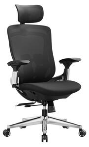 Songmics Prémium Ergonomikus Irodai Szék - Állítható, 150 kg teherbírás, Fekete