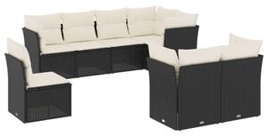 VidaXL Polyrattan Kerti Ülőgarnitúra - 8 részes