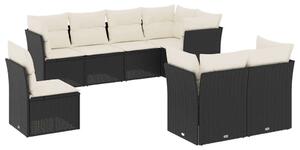 VidaXL Polyrattan Kerti Ülőgarnitúra - 8 részes
