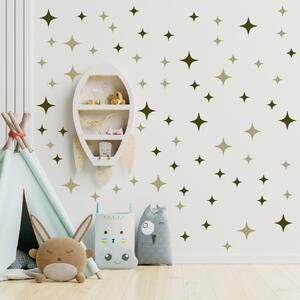PIPPER. Textil falmatrica "Csillagok" Szín: Khaki