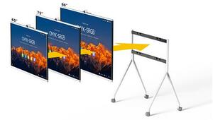 Huawei eKit IdeaHub Gurulós padló állvány - White Rolling Stand II (65/75/86 inches) (21155908)