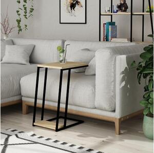 Asir Kisasztal PAL 57x40 cm bézs/fekete AS1431