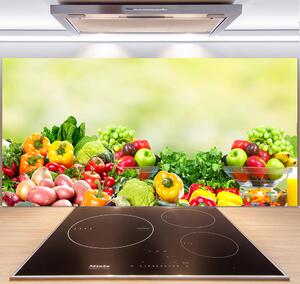Hátfal panel konyhai Gyümölcsök és zöldségek