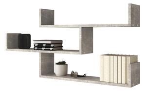 MIRJAN 24 Fali polc TRIO 55x119 cm szürke MJ0072