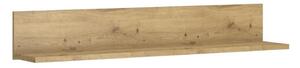 Konsimo Sp. z o.o. Sp. k. Fali polc LEORI 20x86,5 cm barna KO0171