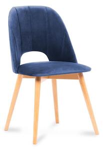 Konsimo Sp. z o.o. Sp. k. Étkezőszék TINO 86x48 cm sötét kék/bükkfa KO0095