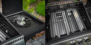 MalTec PartyTogether 3+1 Gázgrill - 11,6 kW, Oldalsó Égővel