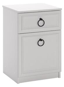 Adore Furniture Éjjeliszekrény 63x40 cm fehér AD0024