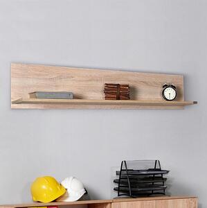 Adore Furniture Fali polc 25x120 cm barna AD0080