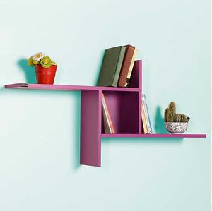 Adore Furniture Fali polc 50x100 cm lila AD0071