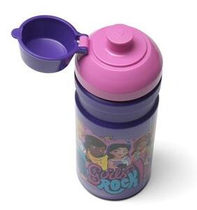 Kulacs, 390 ml, LEGO Friends, lila-rózsaszín-mintás (L40561734)